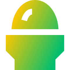 Egg Icon from Sharp Gradient Set