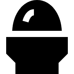 Egg Icon from Sharp Solid Set