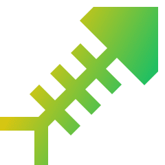 Fish Bones Waste Icon from Sharp Gradient Set