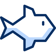 Fish Icon from Cyber Duotone Set