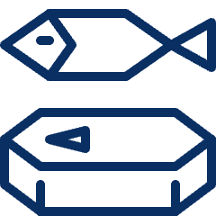 Fish Steak Icon from Cyber Line Set