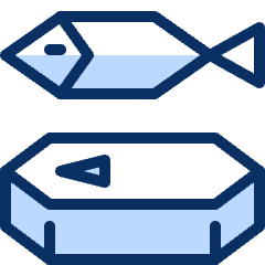 Fish Steak Icon from Cyber Duotone Set