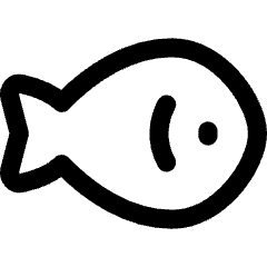 Fish Icon from Flex Line Set