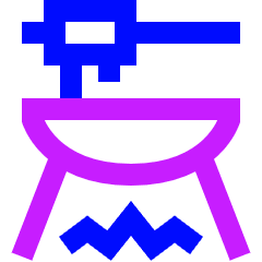 Fondue Icon from Sharp Neon Set