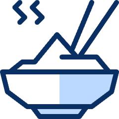 Food Bowl Chopstick Icon from Cyber Duotone Set