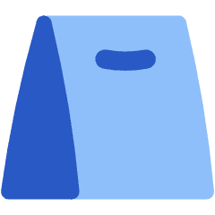 Food Lunch Bag Icon from Flex Flat Set