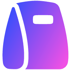 Food Lunch Bag Icon from Plump Gradient Set