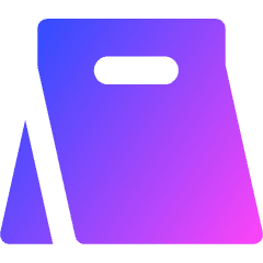 Food Lunch Bag Icon from Core Gradient Set