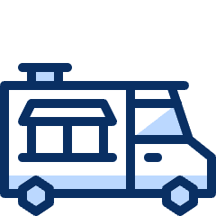 Food Truck Icon from Cyber Duotone Set
