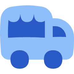 Food Truck Event Fair Icon from Flex Flat Set