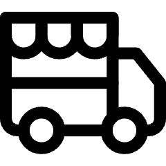 Food Truck Event Fair Icon from Core Line Set