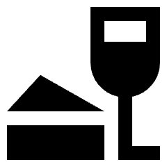Food Wine Icon from Sharp Solid Set