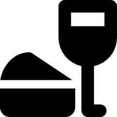 Food Wine Icon from Core Solid Set