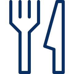 Fork Knife Icon from Cyber Line Set
