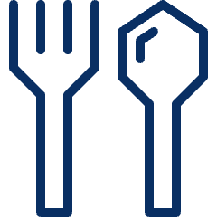 Fork Spoon Icon from Cyber Line Set