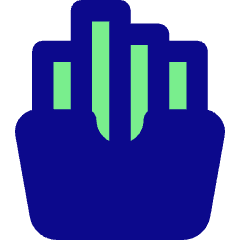 French Fries Icon from Core Pop Set