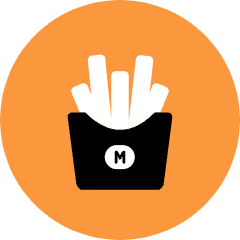 French Fries Icon from Kameleon Pop Set