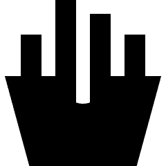 French Fries Icon from Sharp Solid Set