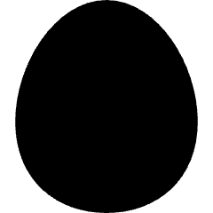 Fresh Egg Icon from Flex Solid Set