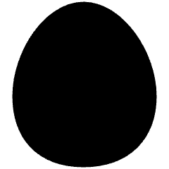 Fresh Egg Icon from Plump Solid Set