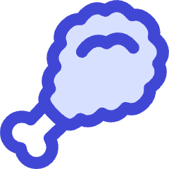 Fried Chicken Icon from Flex Duo Set