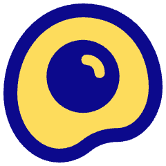 Fried Egg Breakfast Icon from Plump Pop Set