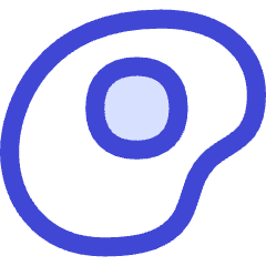 Fried Egg Breakfast Icon from Flex Duo Set