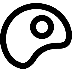 Fried Egg Breakfast Icon from Sharp Line Set