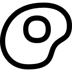 Fried Egg Breakfast Icon from Flex Line Set