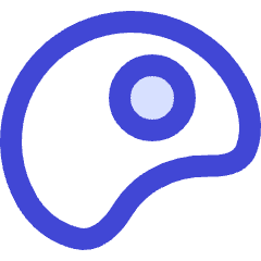 Fried Egg Breakfast Icon from Sharp Duo Set