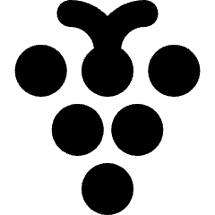 Grape Icon from Micro Solid Set