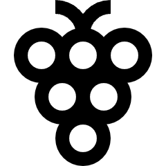 Grape Icon from Sharp Line Set