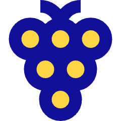 Grape Icon from Sharp Pop Set