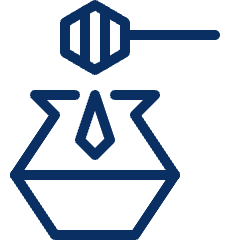 Honey Jar Icon from Cyber Line Set