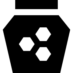 Honey Pot Icon from Sharp Solid Set