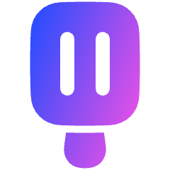 Ice Cream 2 Icon from Plump Gradient Set