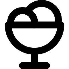 Ice Cream 3 Icon from Micro Line Set