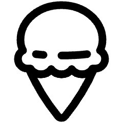 Ice Cream 3 Icon from Plump Line Set