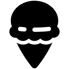 Ice Cream 3 Icon from Plump Solid Set