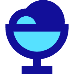 Ice Cream Icon from Sharp Pop Set