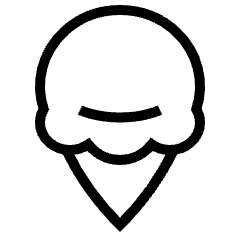 Ice Cream Icon from Platinum Set