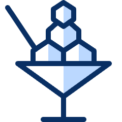 Icecream Sundae Bowl Icon from Cyber Duotone Set