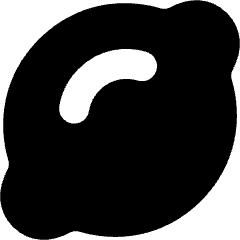 Lemon Fruit Seasoning Icon from Micro Solid Set