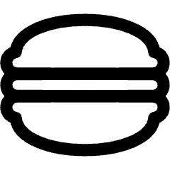 Macarons Icon from Flex Line Set