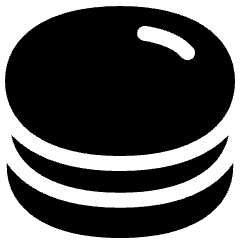 Macarons Icon from Plump Solid Set