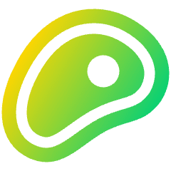Meat Icon from Plump Gradient Set