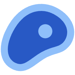 Meat Icon from Plump Flat Set