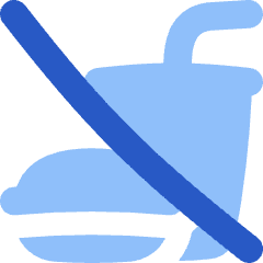 No Food Icon from Flex Flat Set