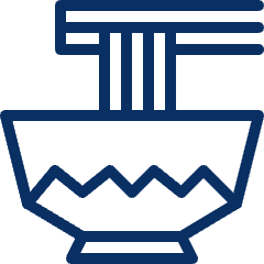 Noodle Bowl Icon from Cyber Line Set