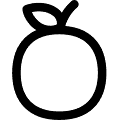 Nutrition Fruit Orange Icon from Flex Line Set